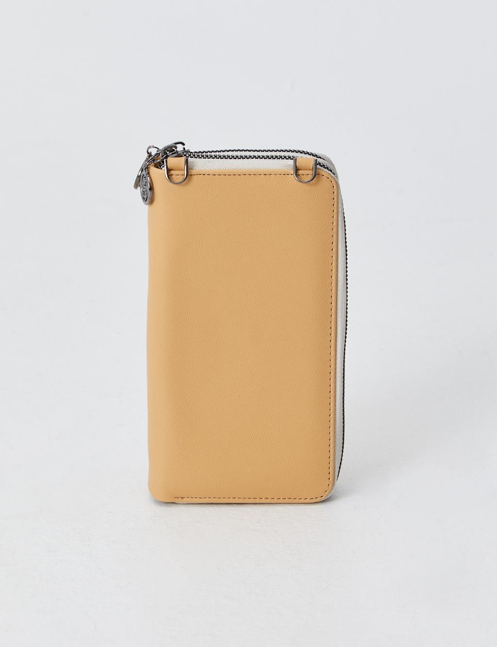 Two Compartment Wallet Bag Yellow