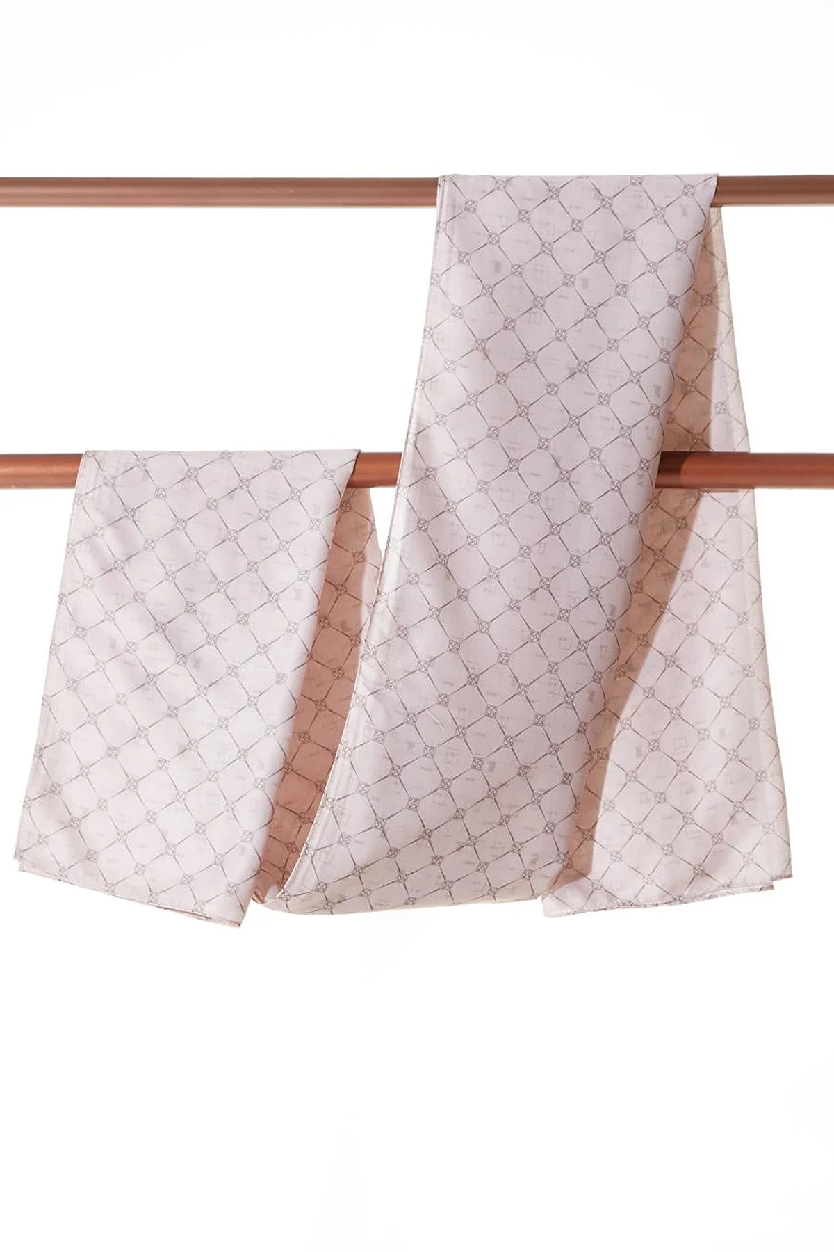 Monogram Patterned Shawl Powder