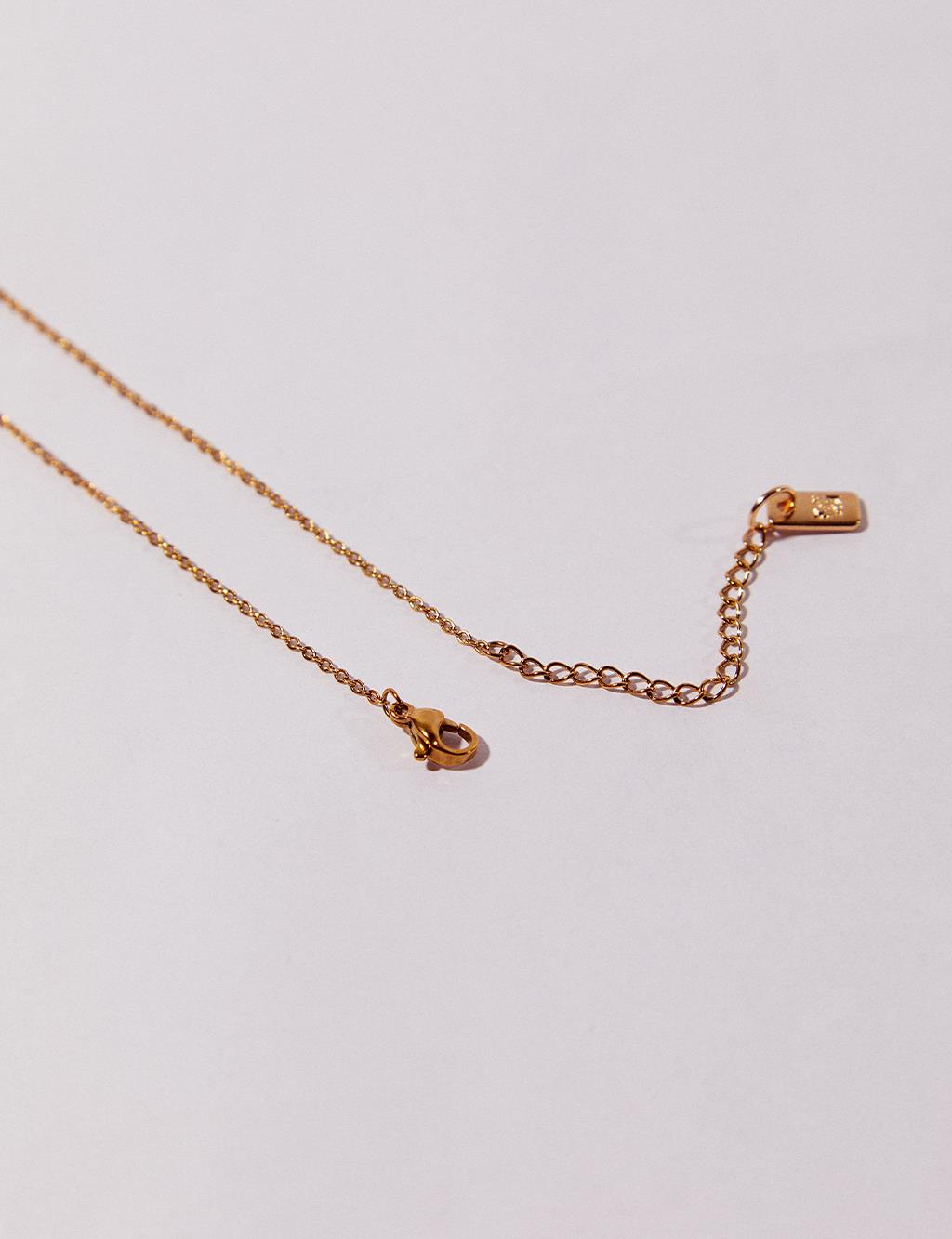 Swan Figured Necklace Gold Color