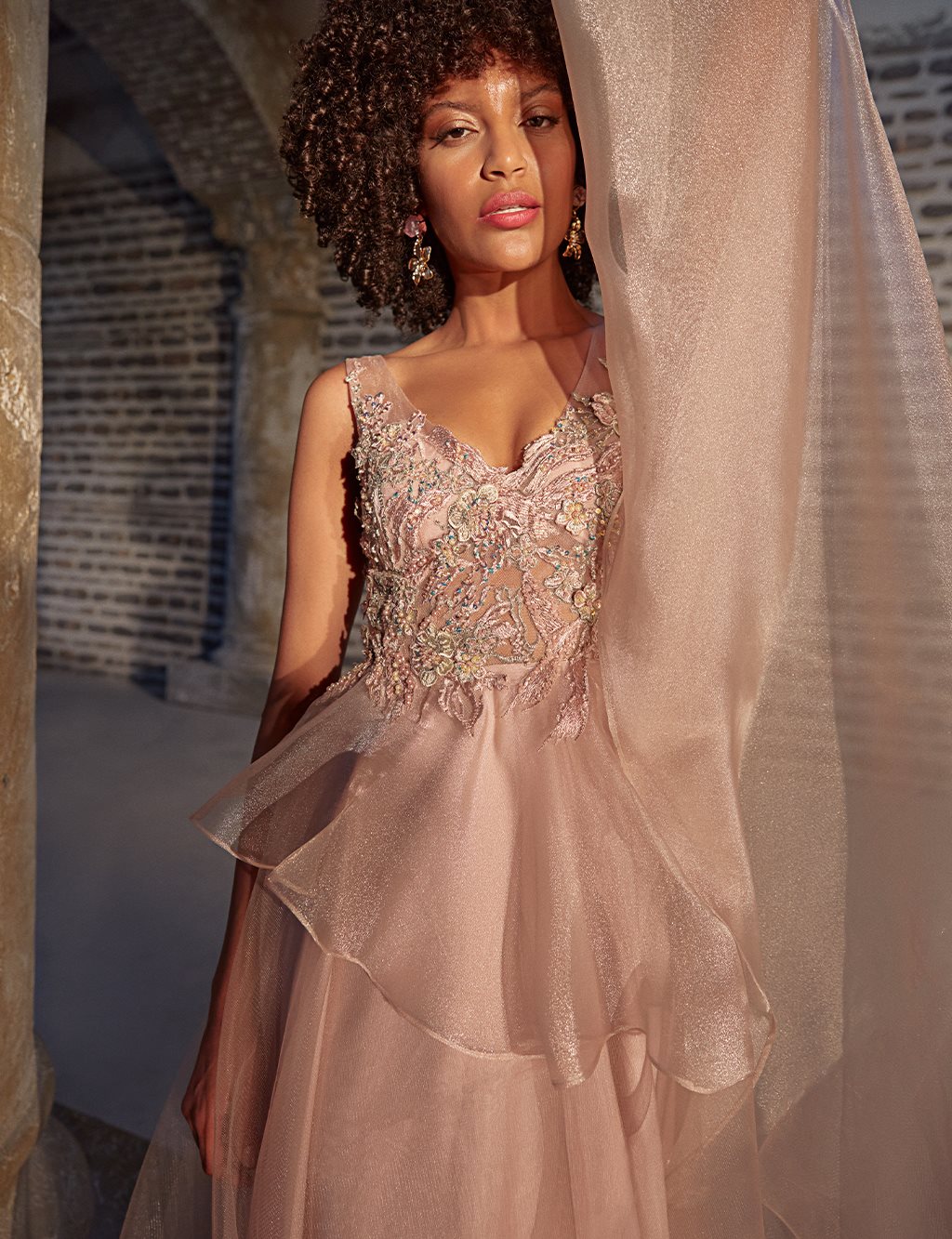 Layered evening dress 2025