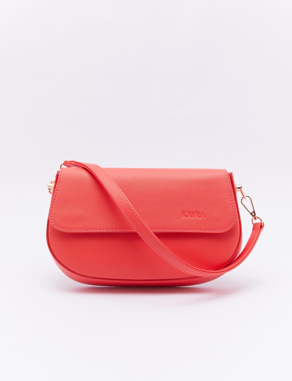 Covered D Form Bag Coral