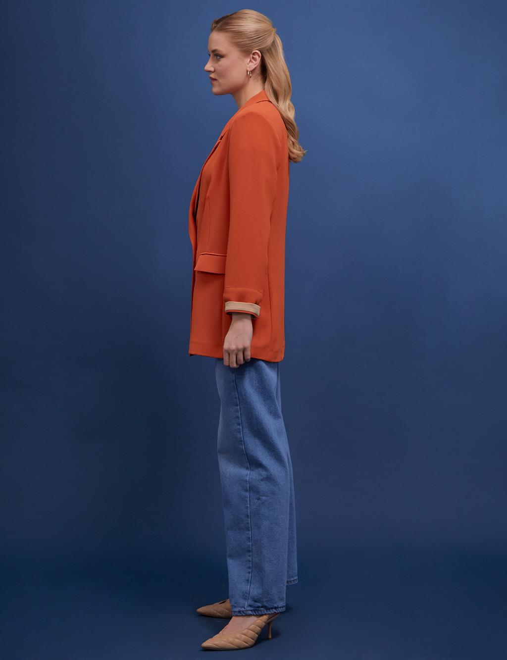 Bone Button Double Breasted Jacket Tile