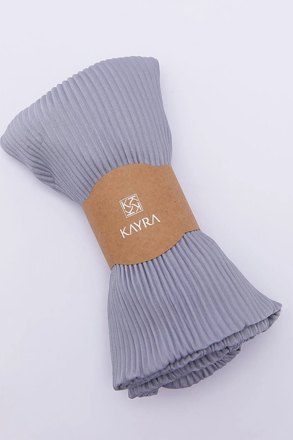 Pleated Scarf Grey