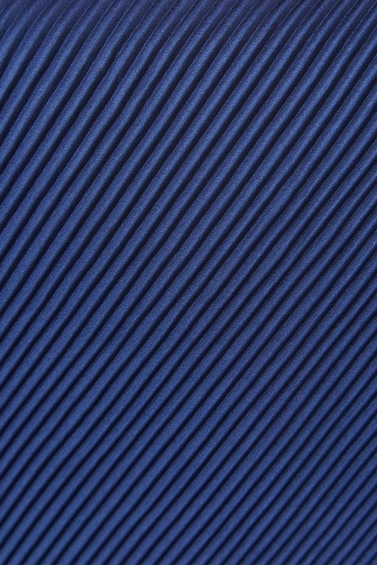 Pleated Scarf Navy