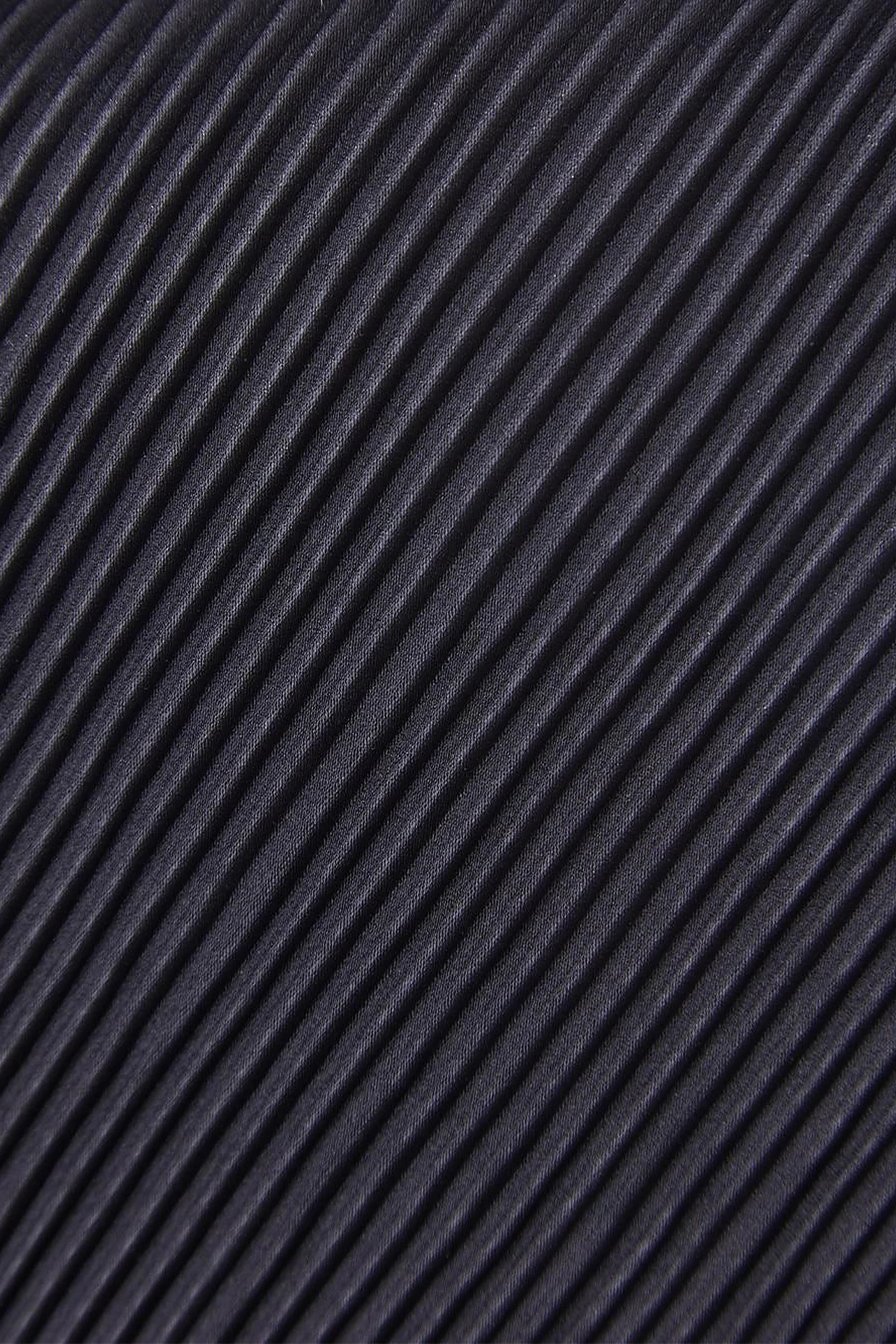 Pleated Scarf Black