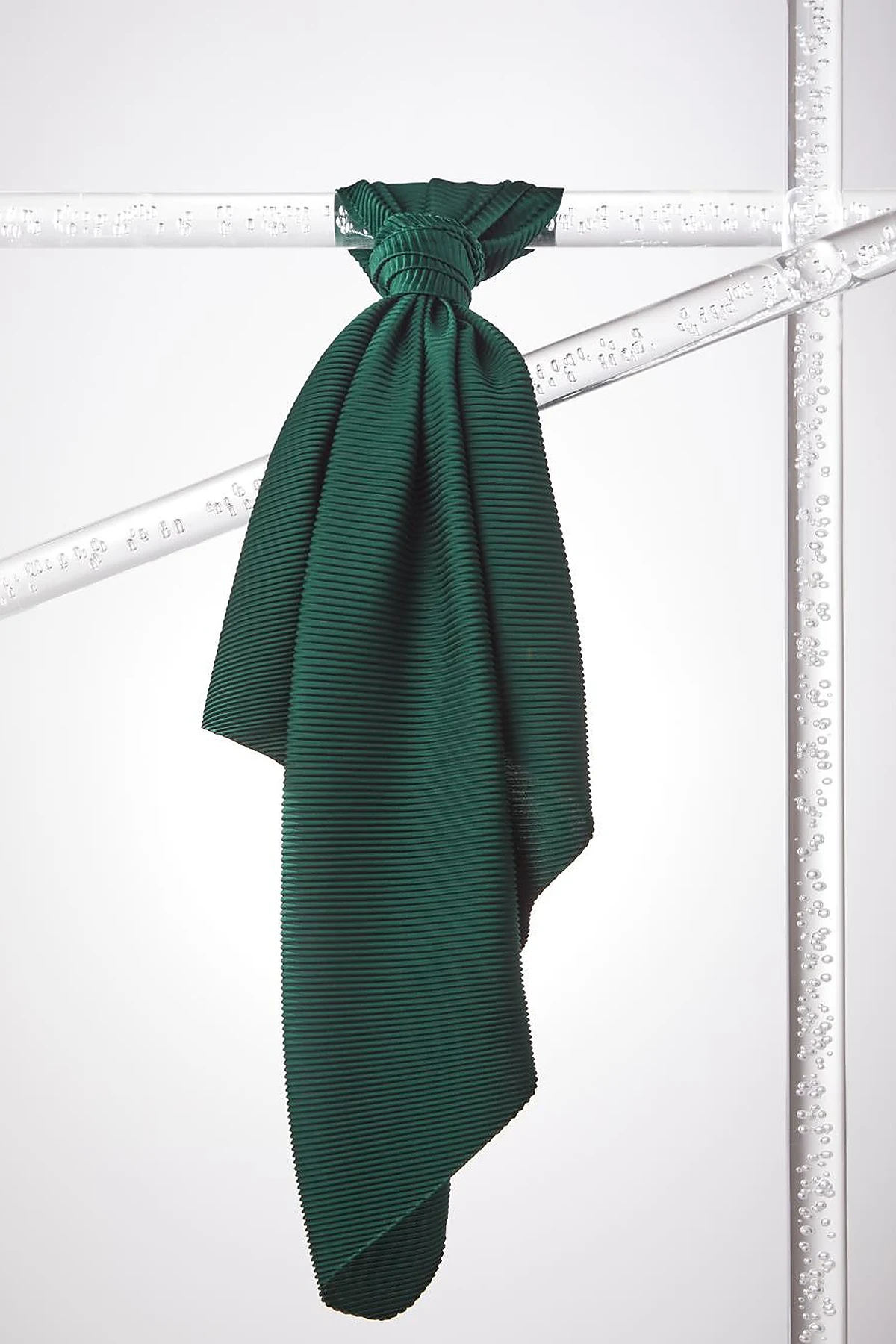 Pleated Scarf Emerald