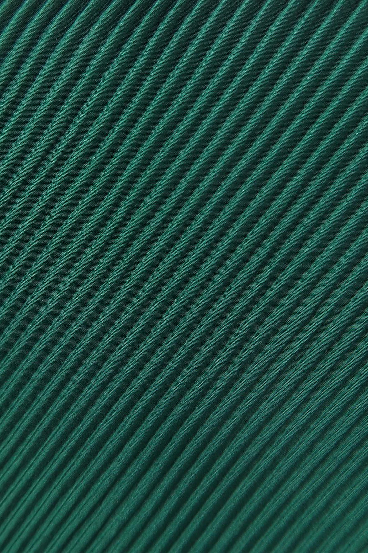 Pleated Scarf Emerald
