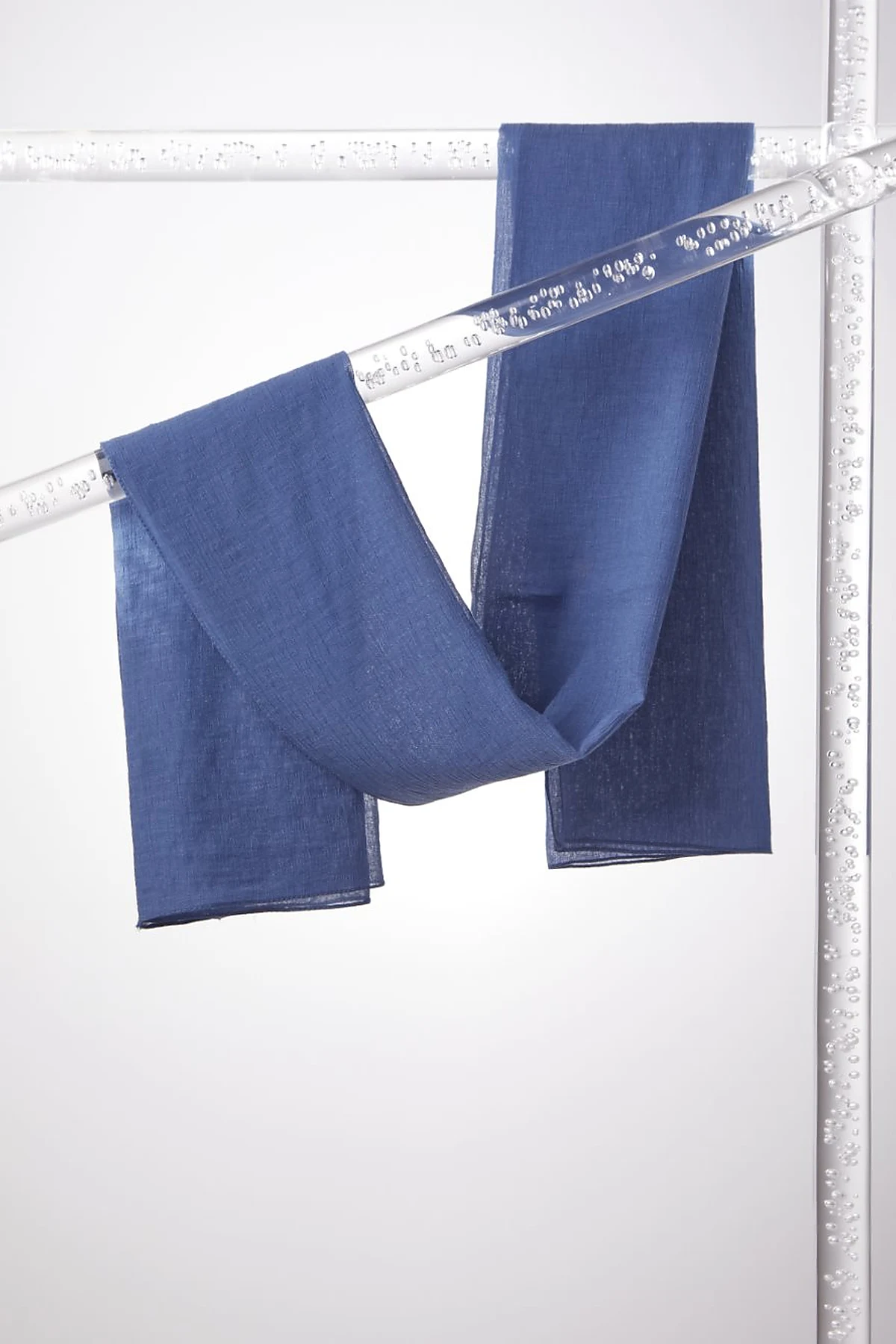 Imported Crepe Shawl Indigo