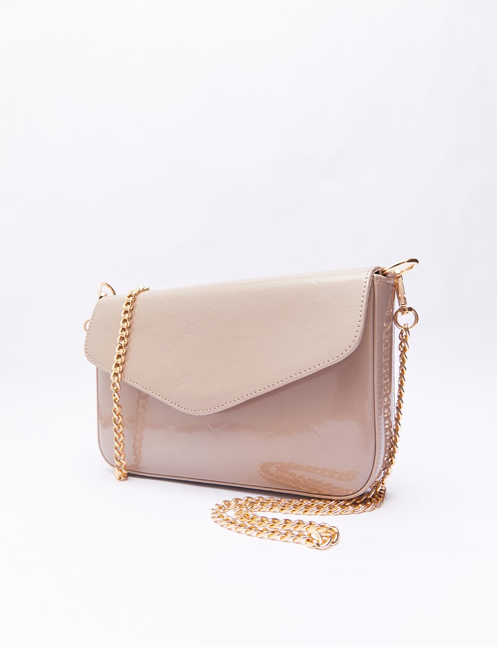 Monogram Baskılı Çanta Vizon