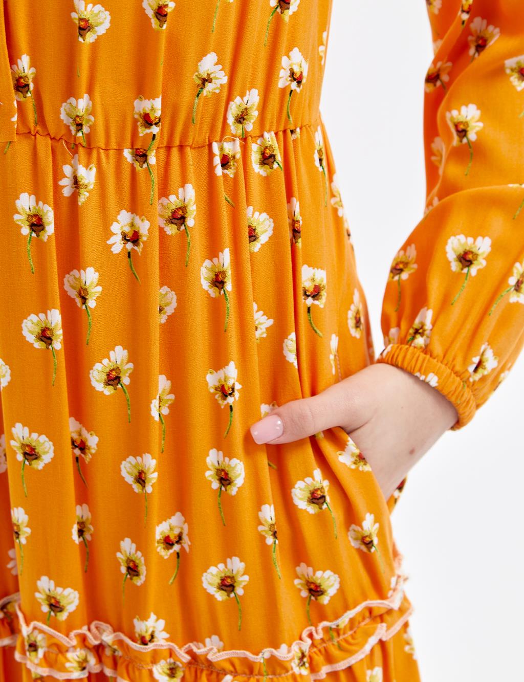 KYR Floral Dress Mustard
