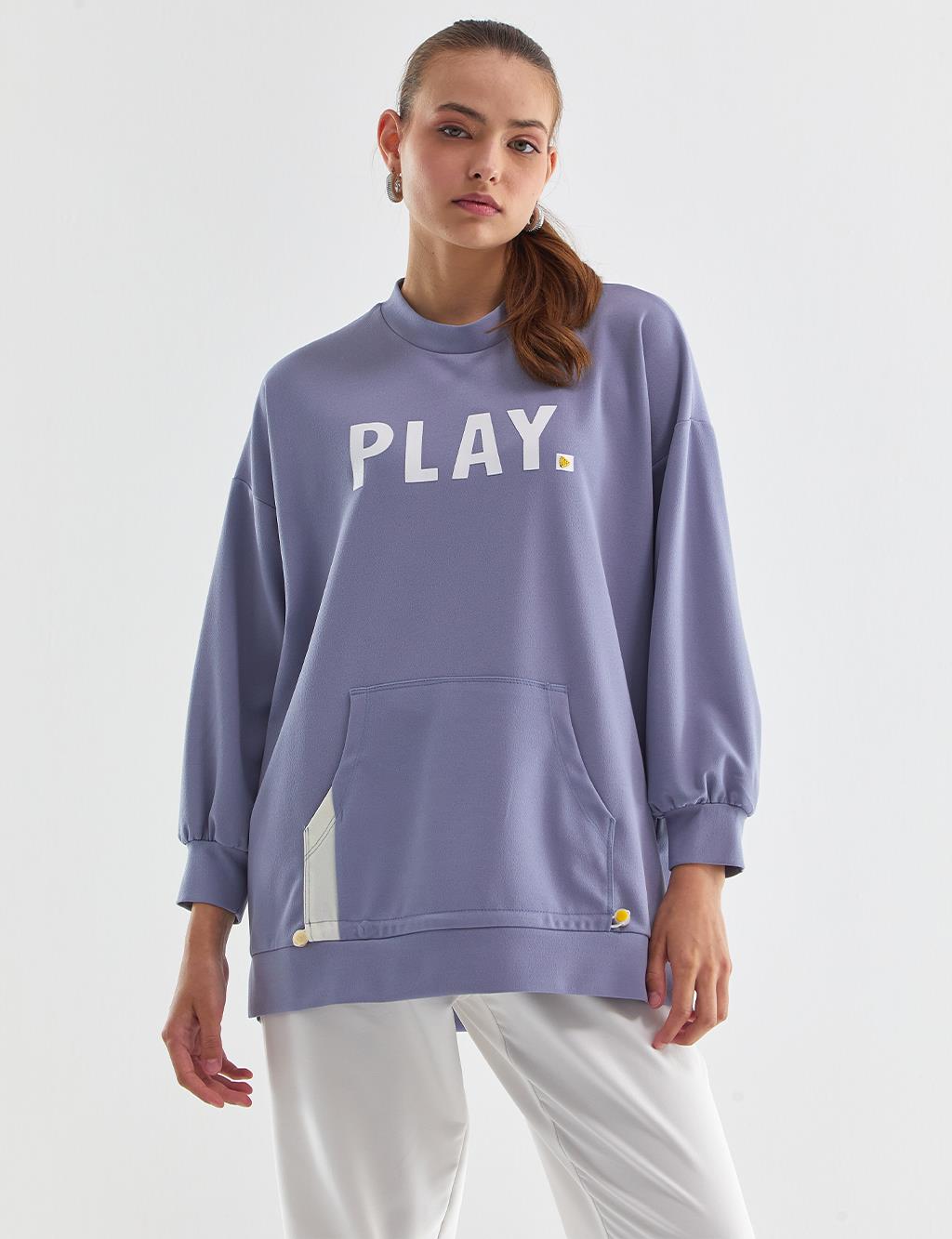 KYR Play Logo Sweatshirt Sky Blue