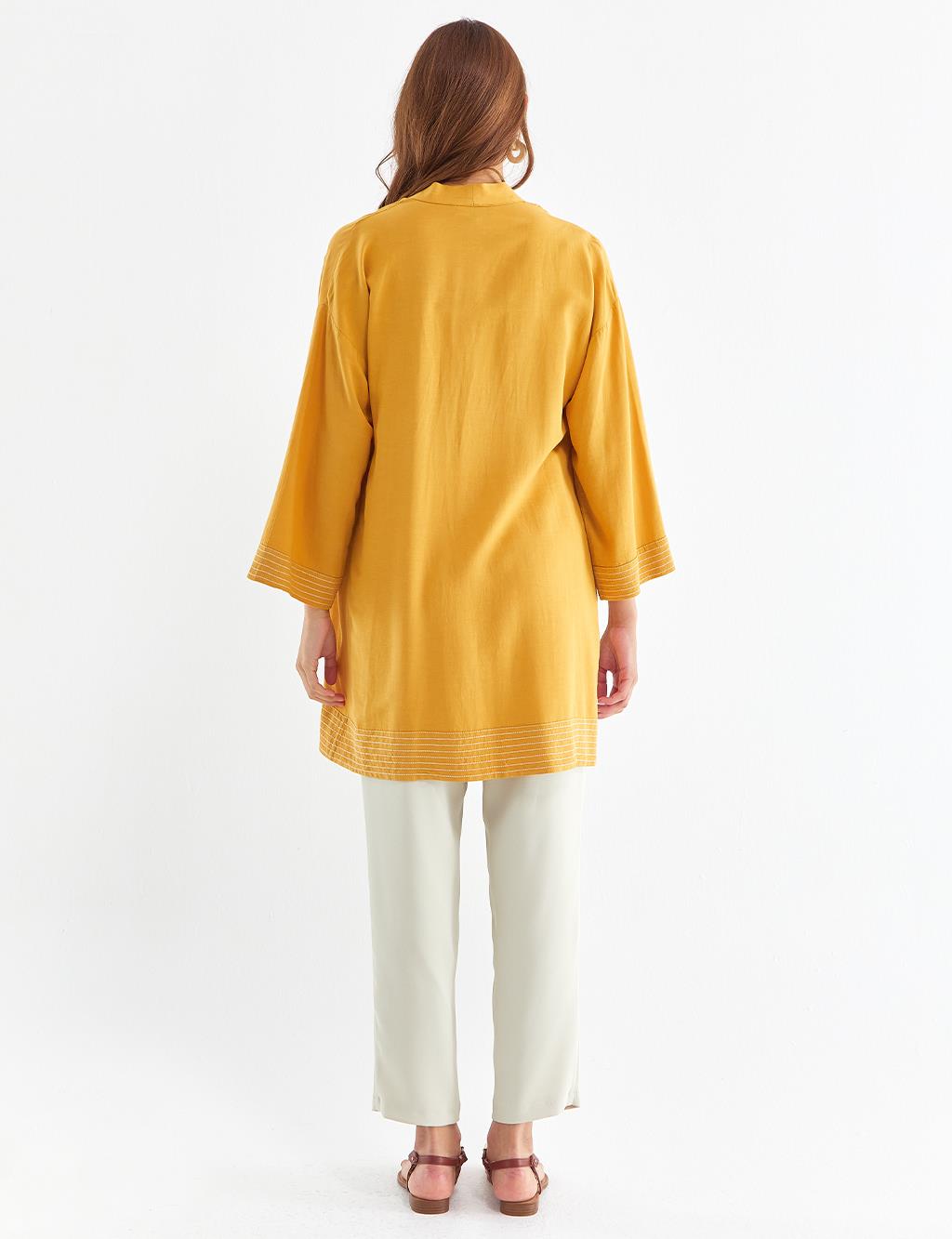 KYR Embroidered Low Sleeve Wear-Go Mustard