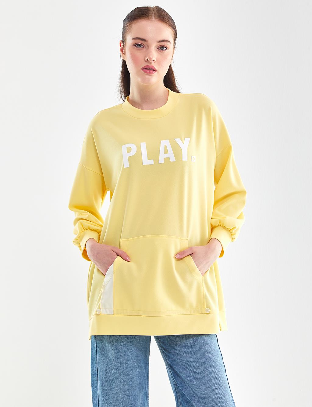 KYR Play Logo Sweatshirt Yellow