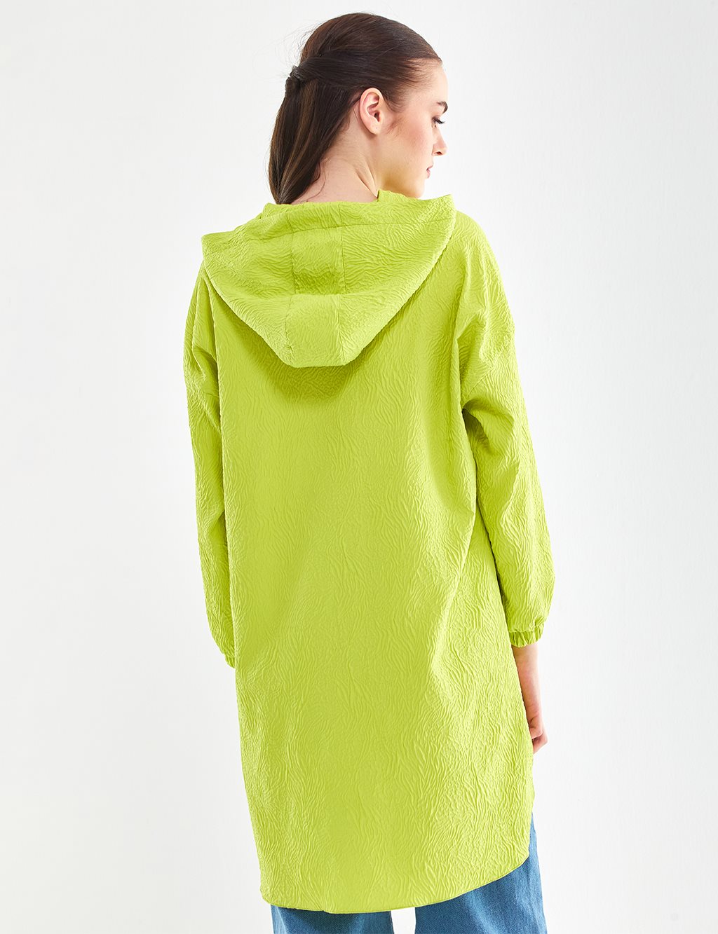 Relief Pattern Sweat Pistachio