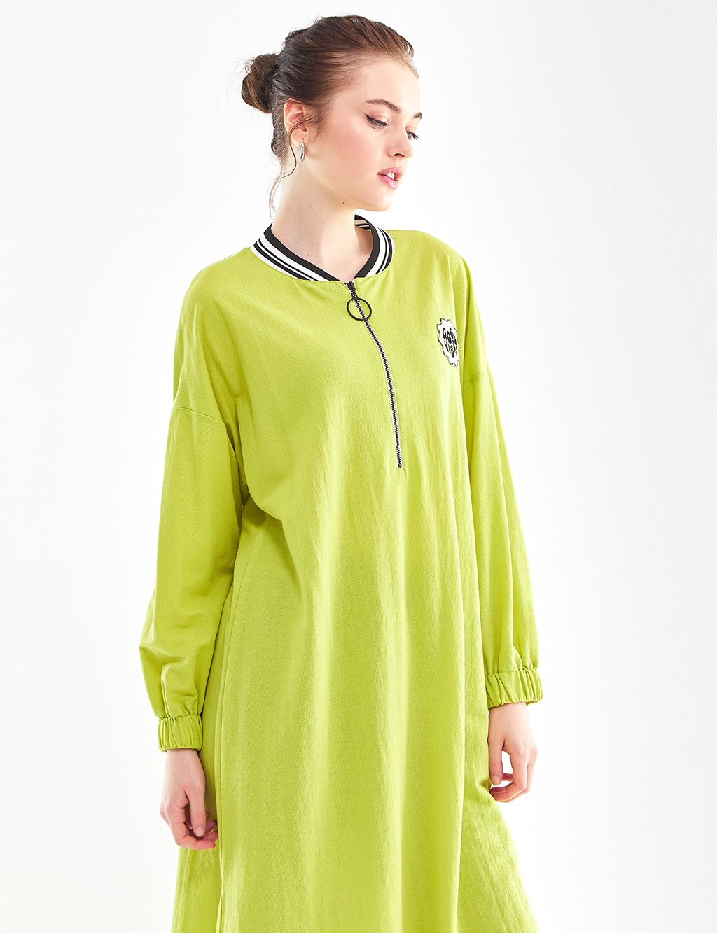 College Collar Tunic/Dress Pistachio