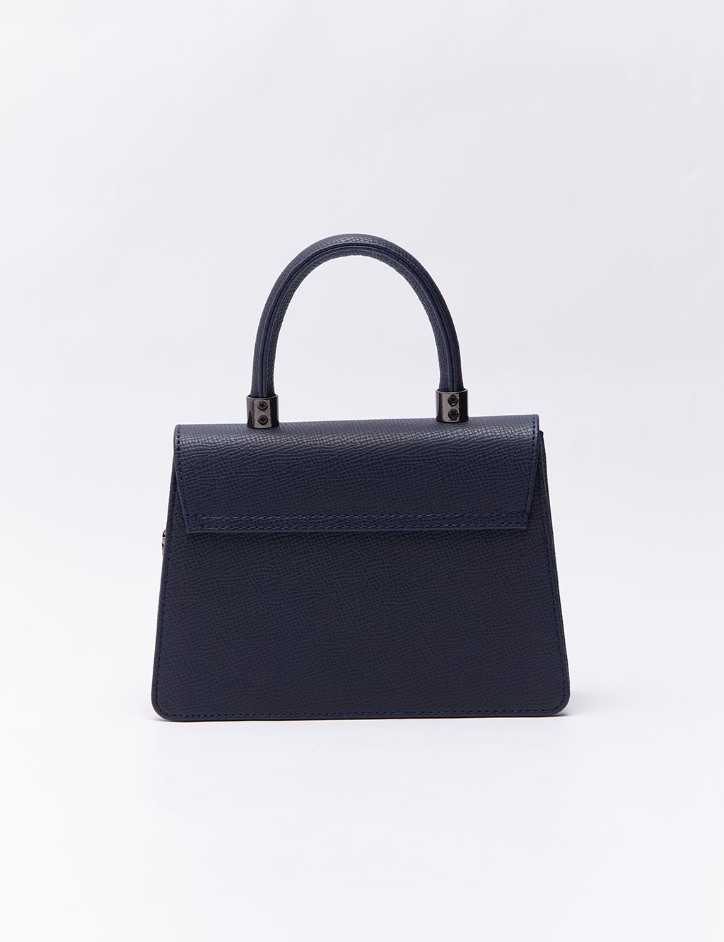 Faux Leather Bag Navy