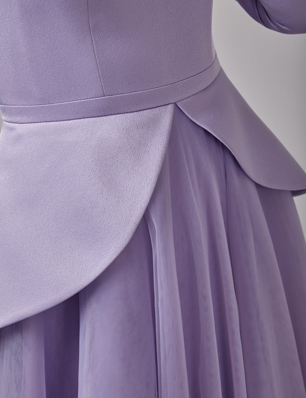Tulle Skirt Evening Dress Purple