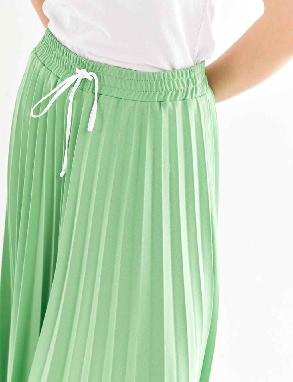KYR Pleated Sport Skirt Light Green