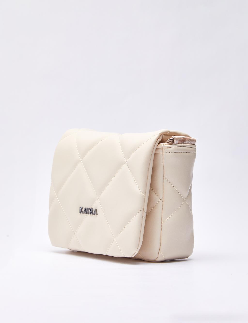 Quilted Bag Cream