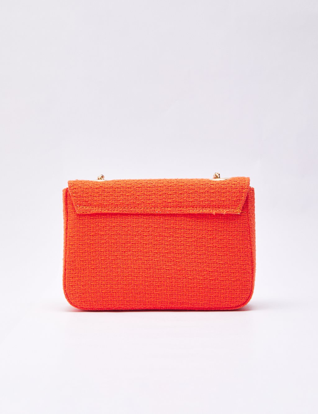 Patma Fabric Rectangle Bag Coral