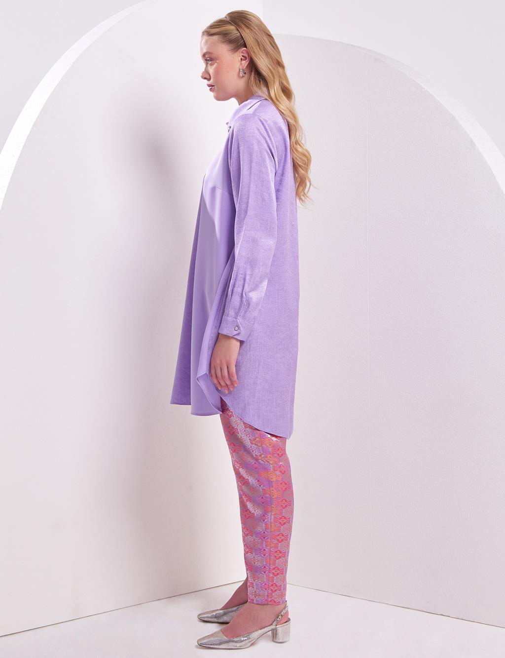 Fermuar Kapamalı Tunik Morgül