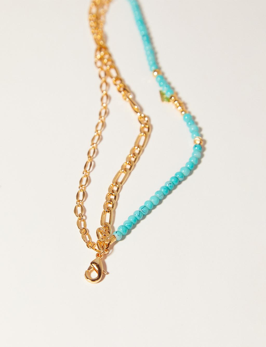 Multi Bead Bracelet Gold