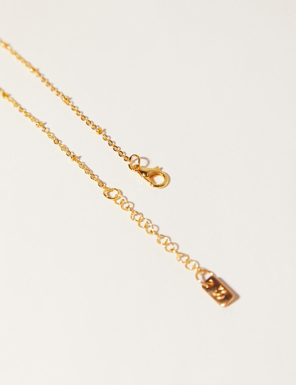 Cactus Figured Necklace Gold