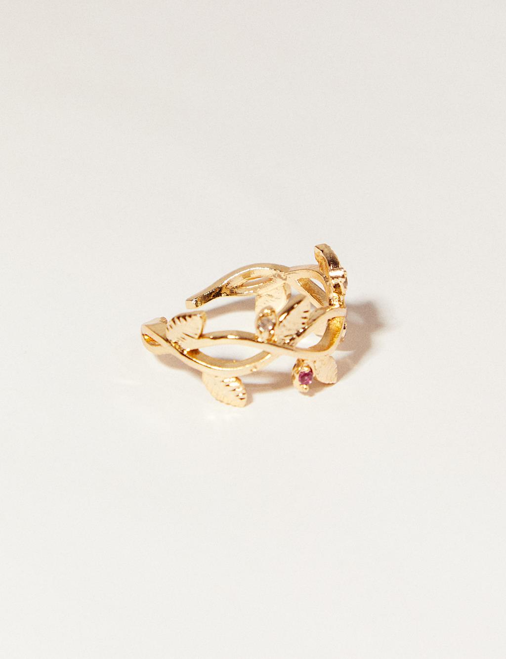 Ivy Stone Ring Gold