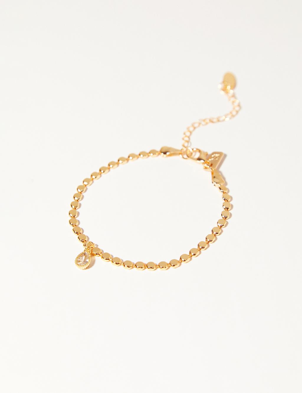 Pul Detaylı Bileklik Gold