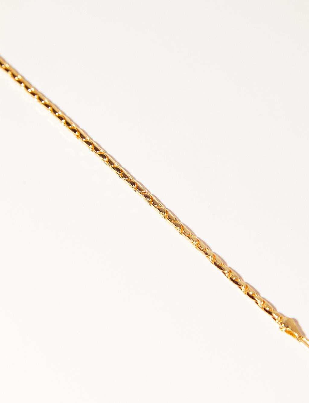 Tek Taş Bileklik Gold