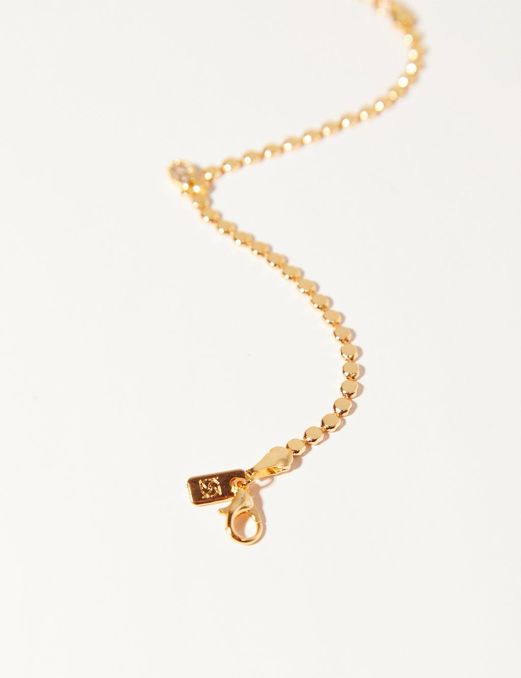 Pul Detaylı Bileklik Gold