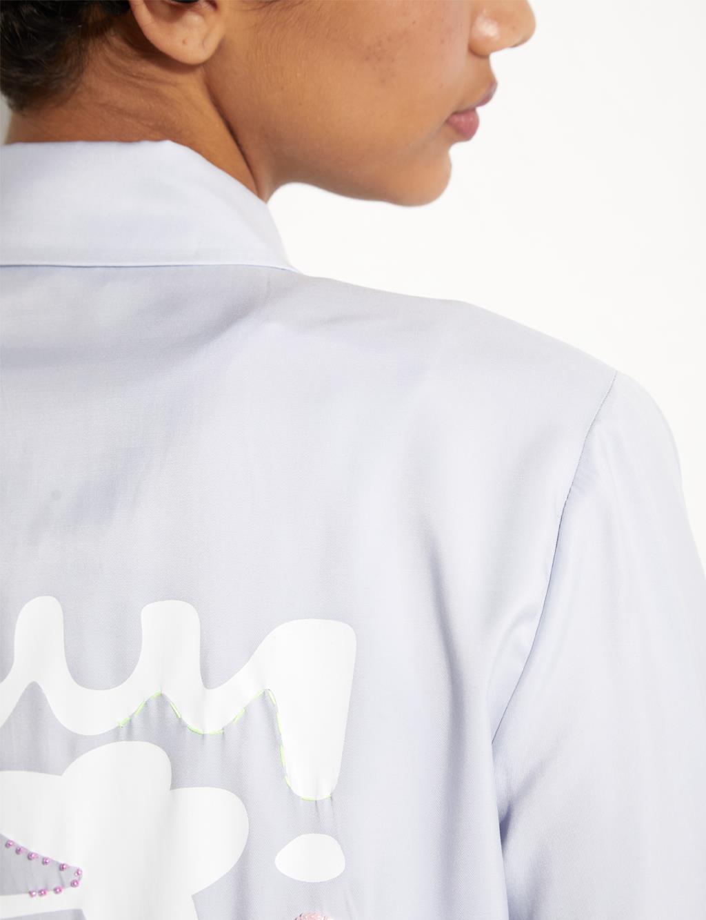 KYR Sırt Detaylı Tunik Bebe Mavisi