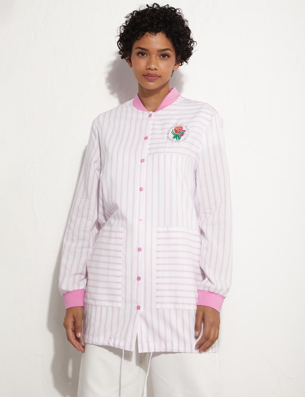 Arms College Collar Tunic Candy Pink