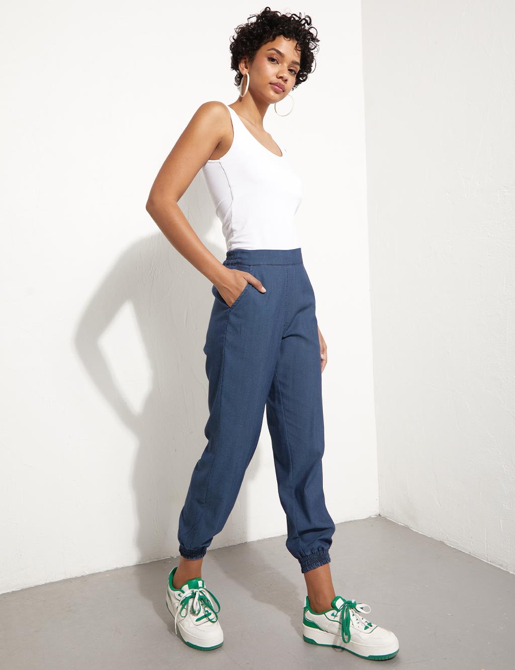 Tensel Jogger Pantolon Lacivert