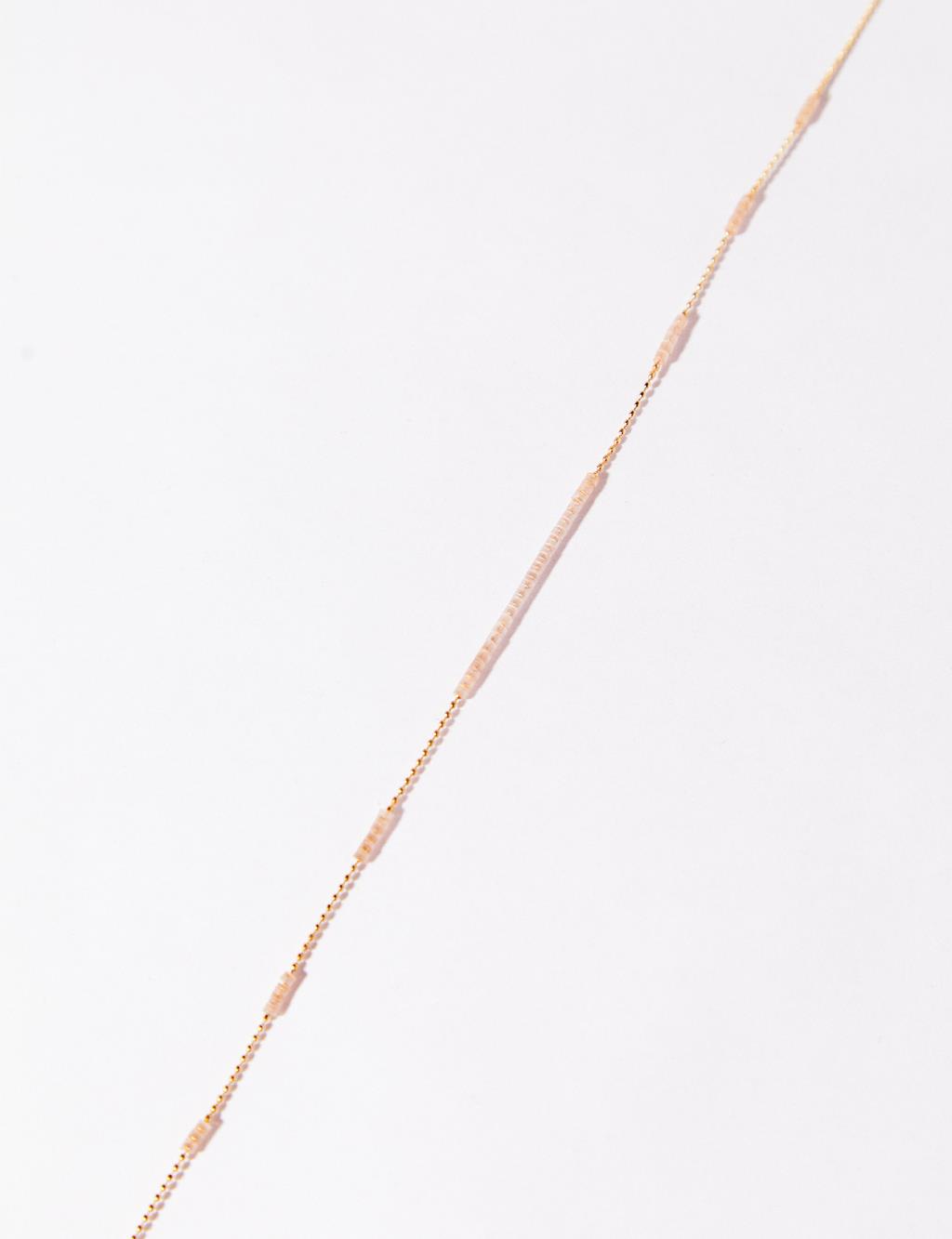 Şeffaf Boncuklu Halhal Gold