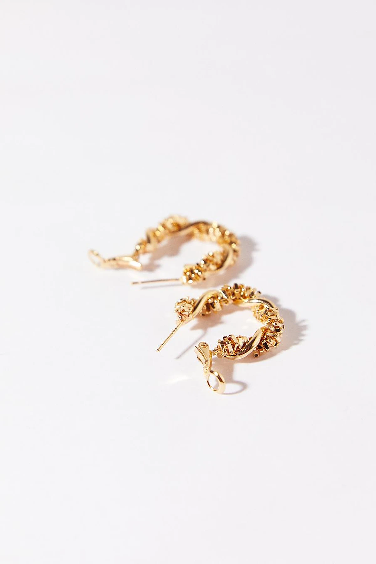 Sarmallı Halka Küpe Gold