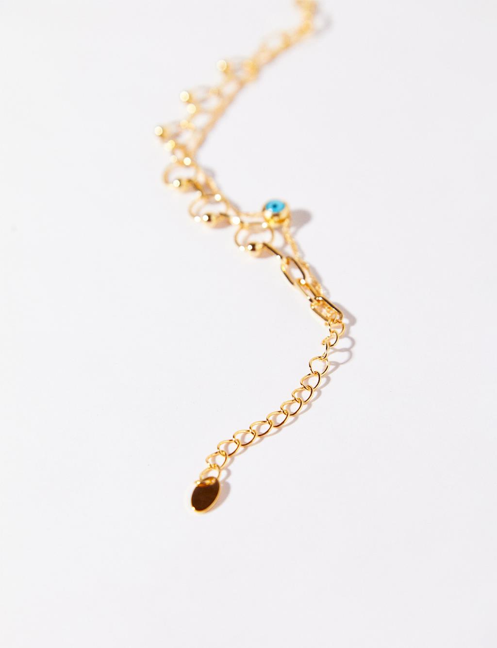 Çoklu Zincir Bileklik Gold