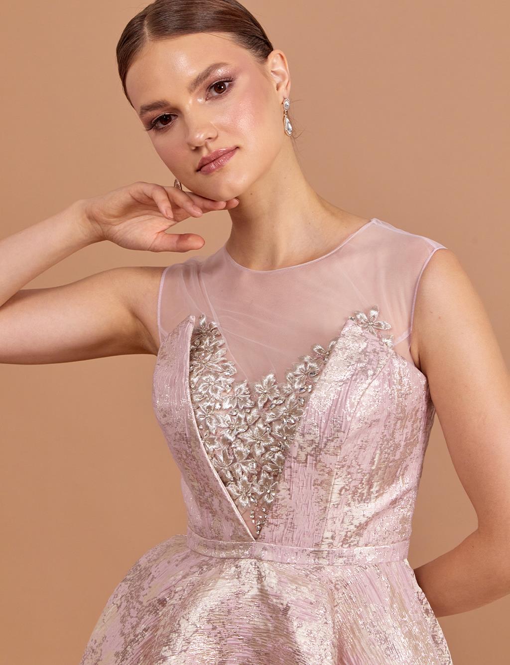 Brocade formal shop dress