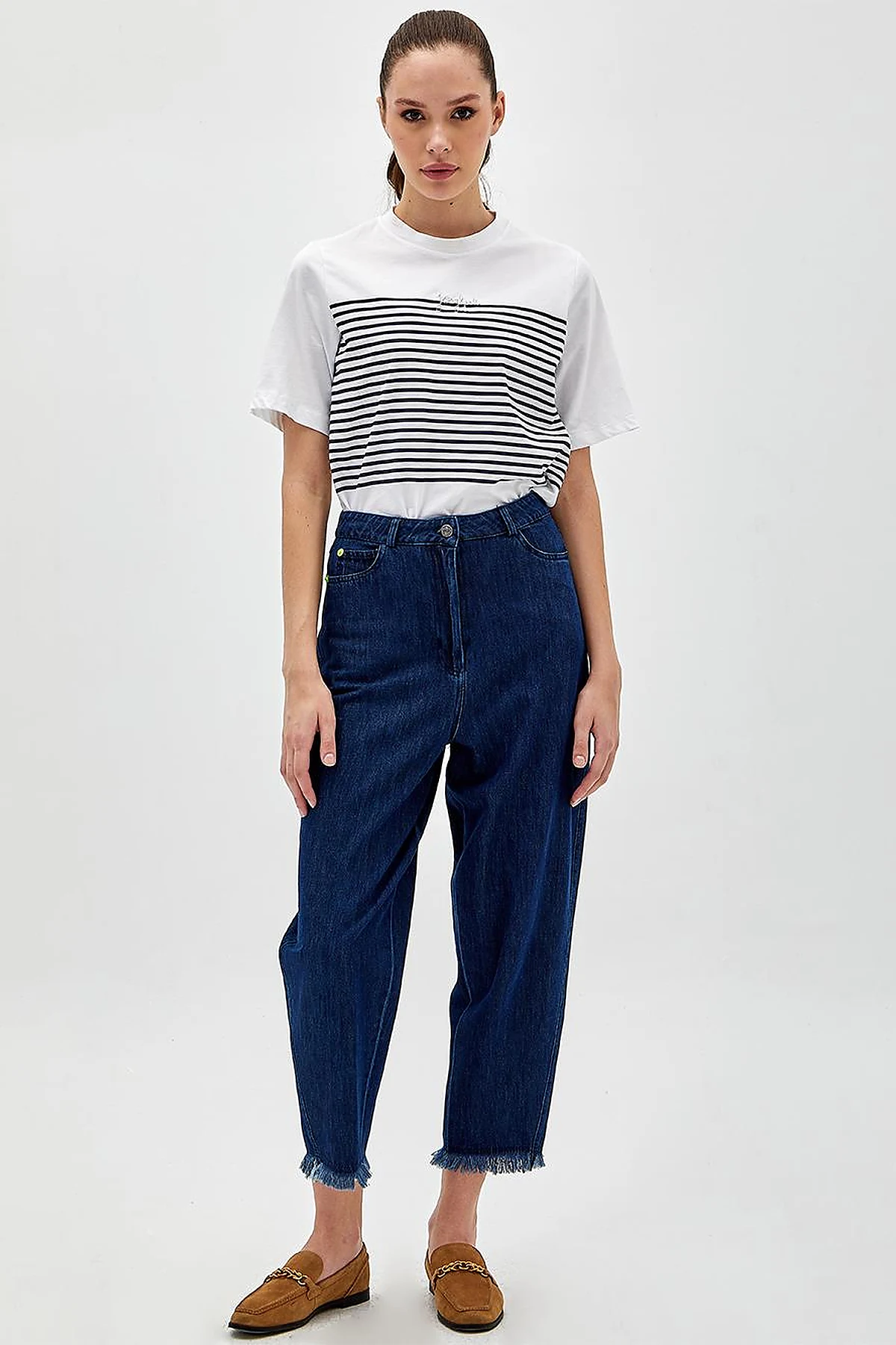 Slouchy Jeans Lacivert