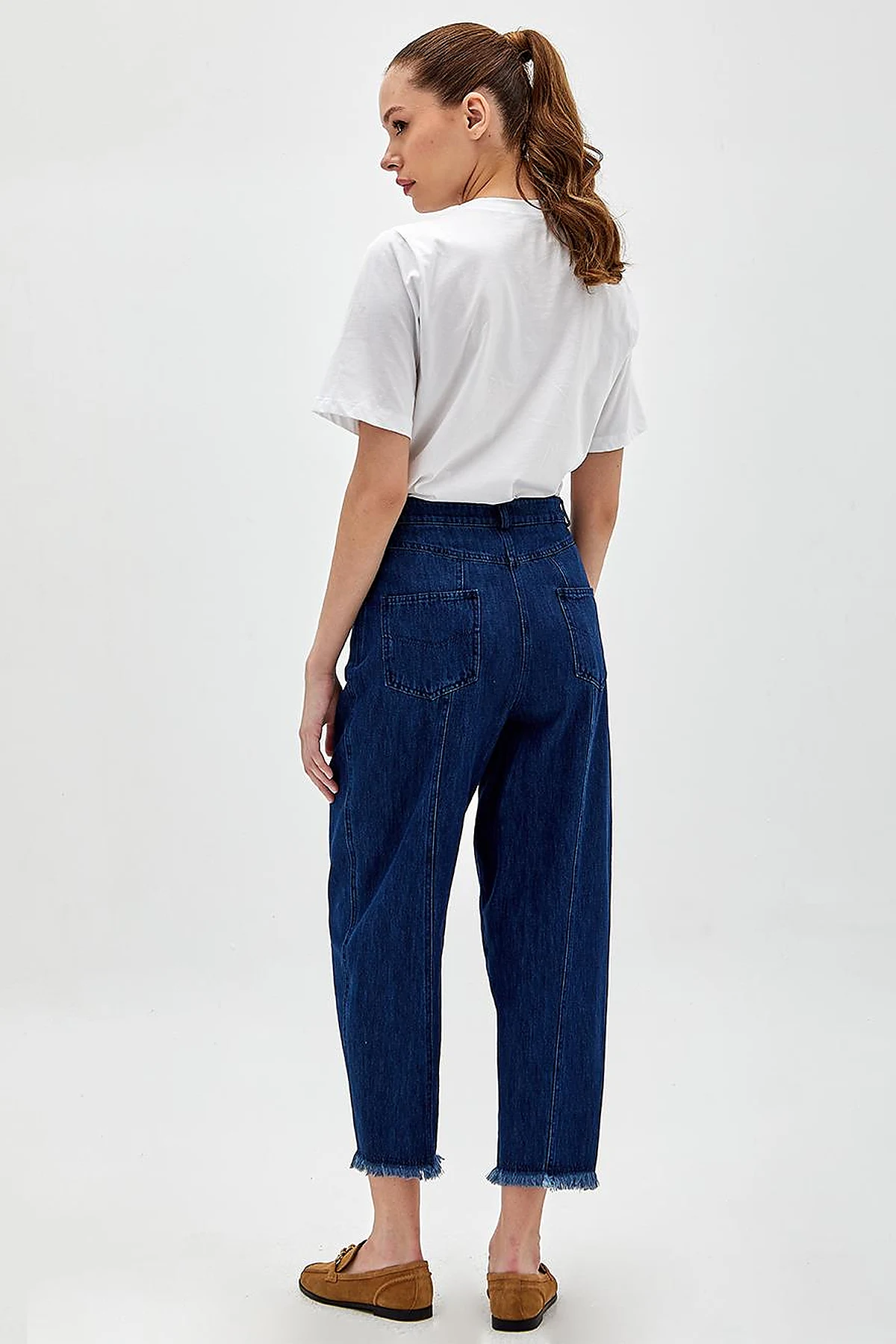 Slouchy Jeans Lacivert