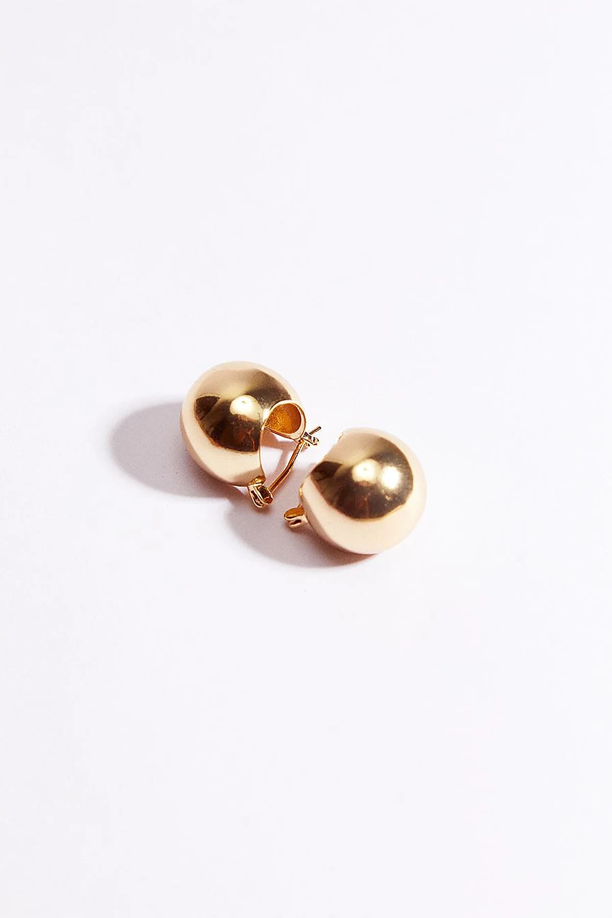 Küre Figürlü Küpe Gold