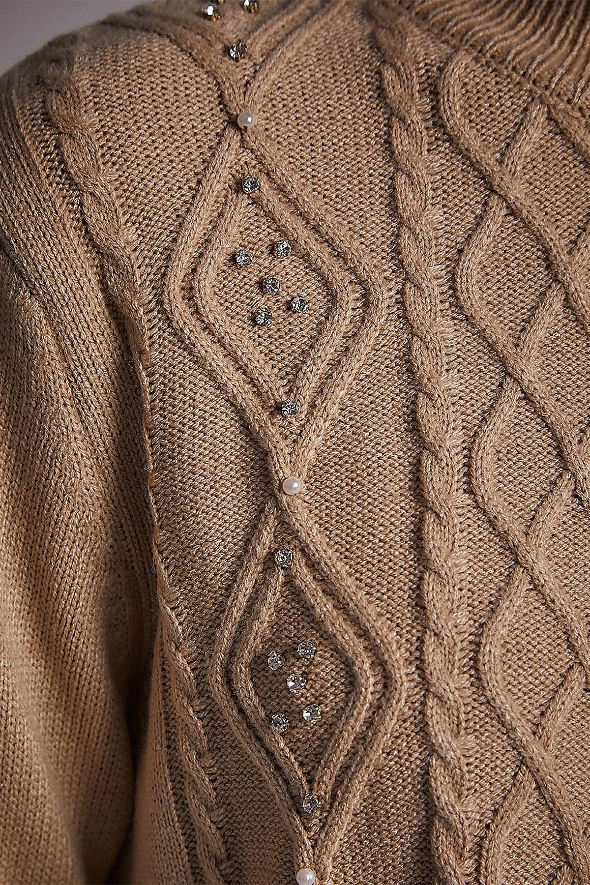 Stoned Knitwear Tunic Dark Stone
