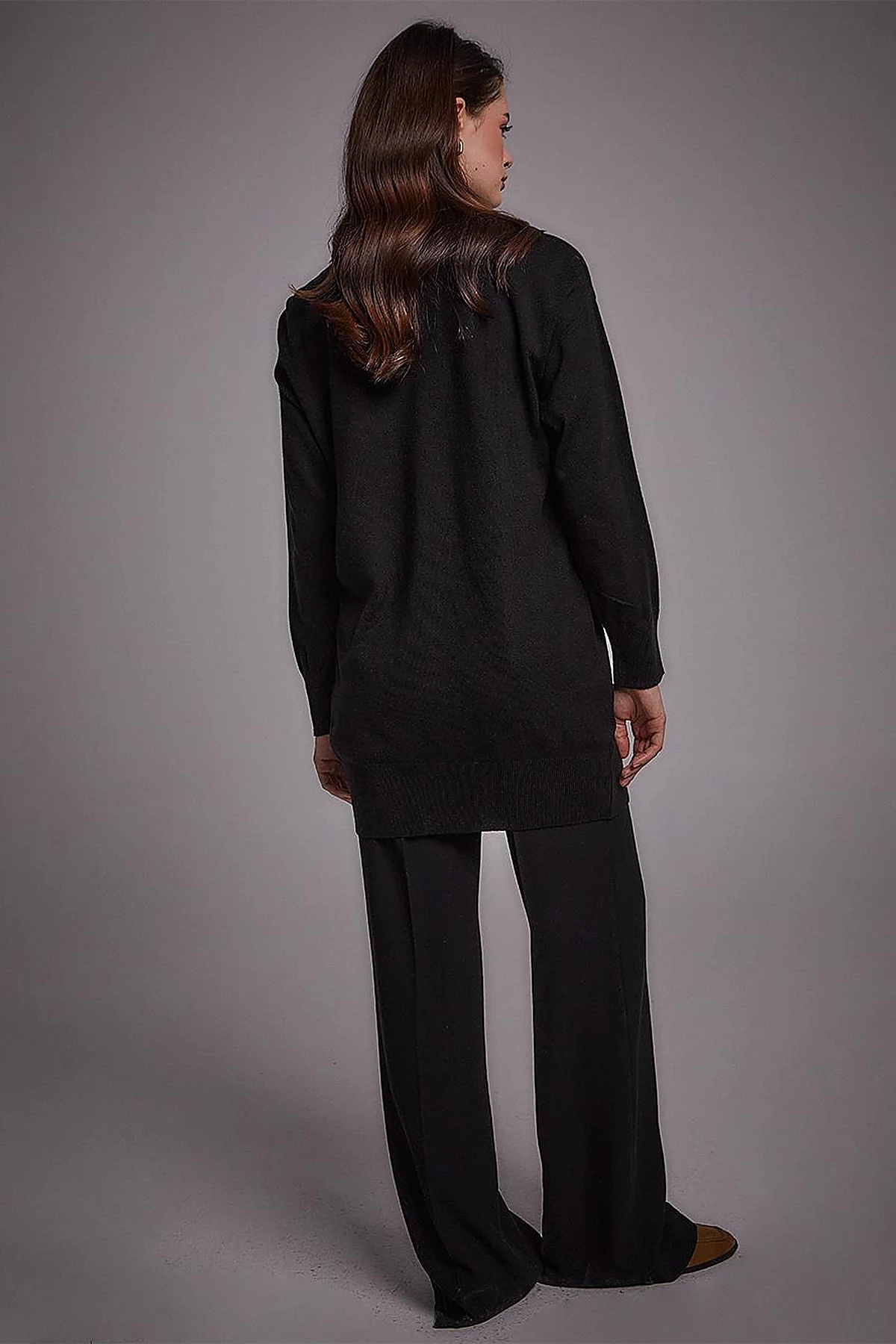 Basic Knitwear Cardigan Black