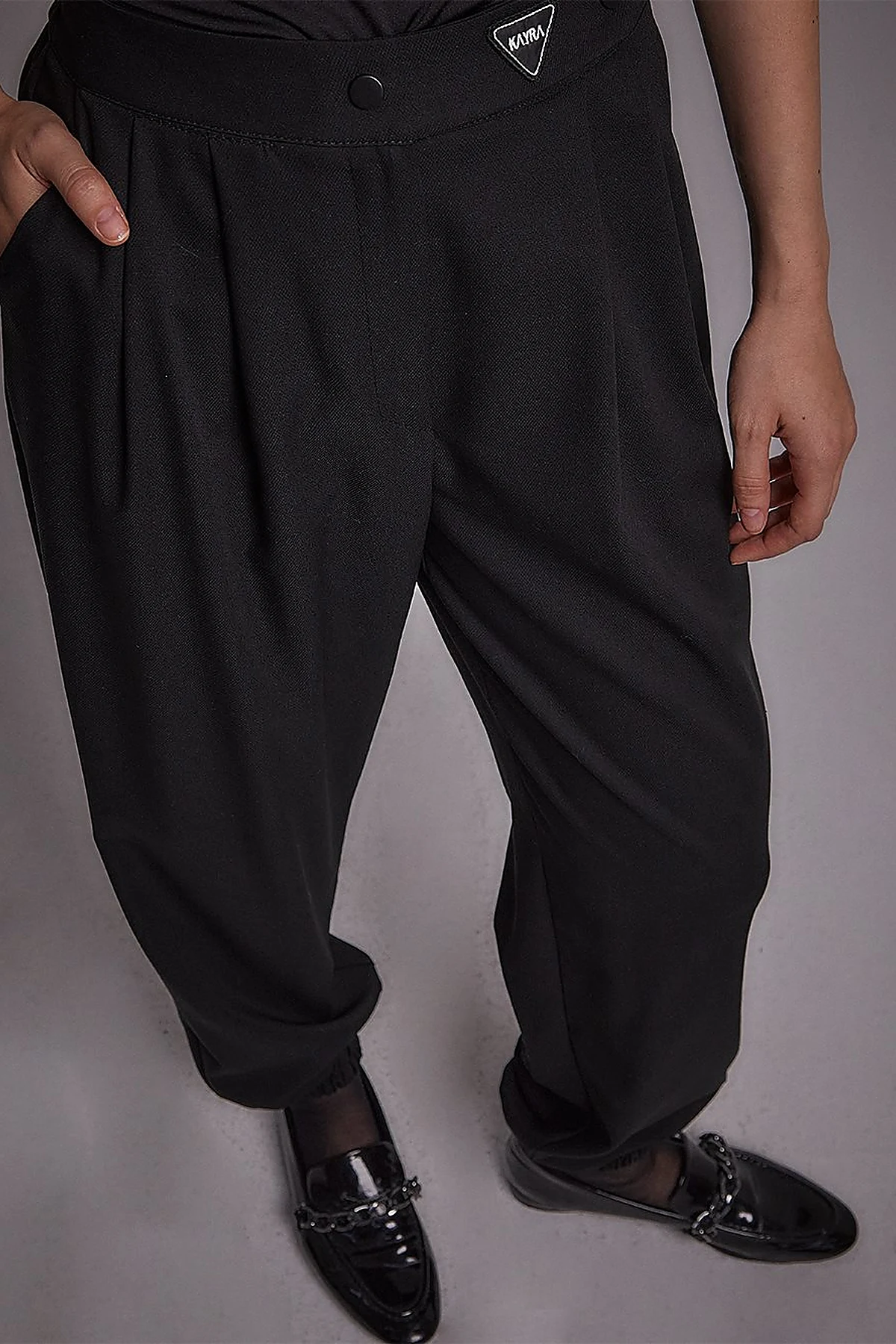 Beli Lastikli Jogger Pantolon Siyah