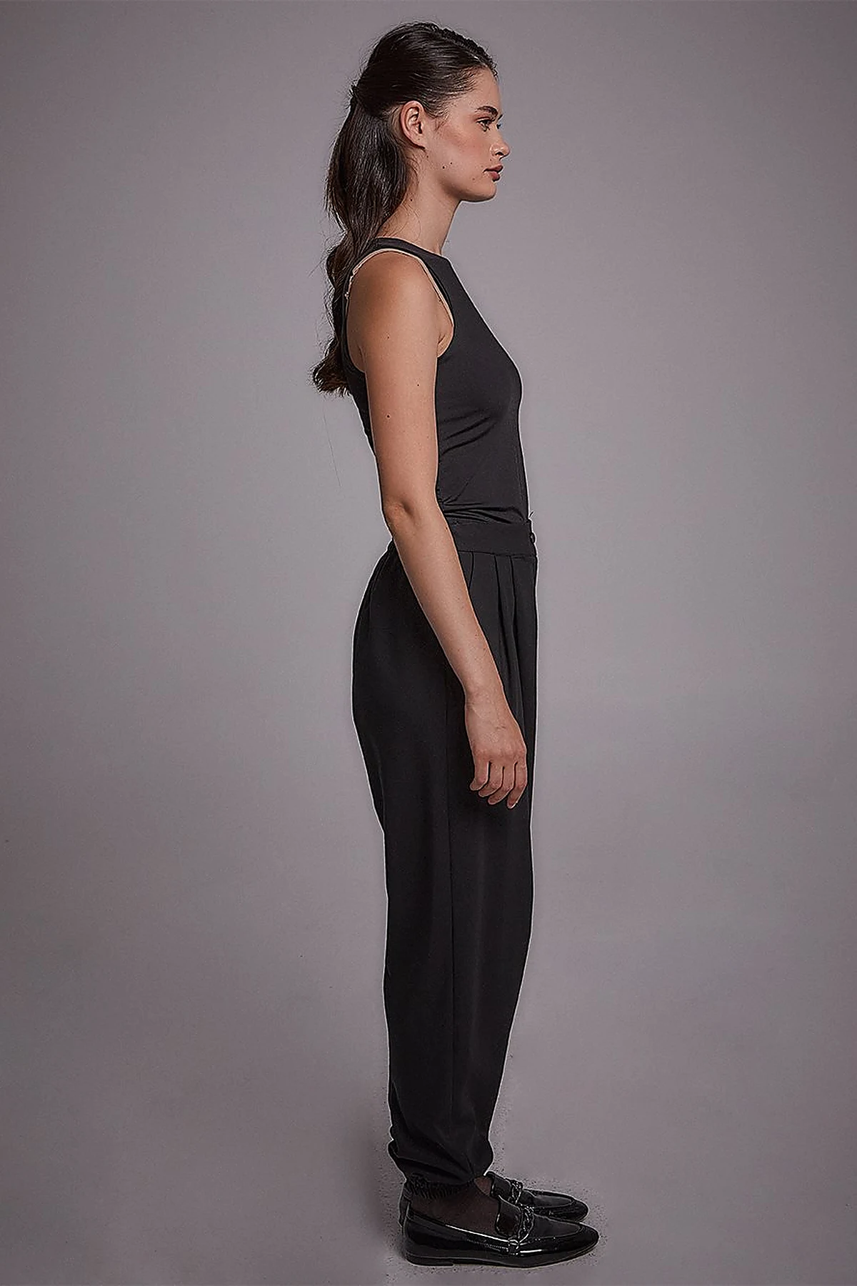 Beli Lastikli Jogger Pantolon Siyah