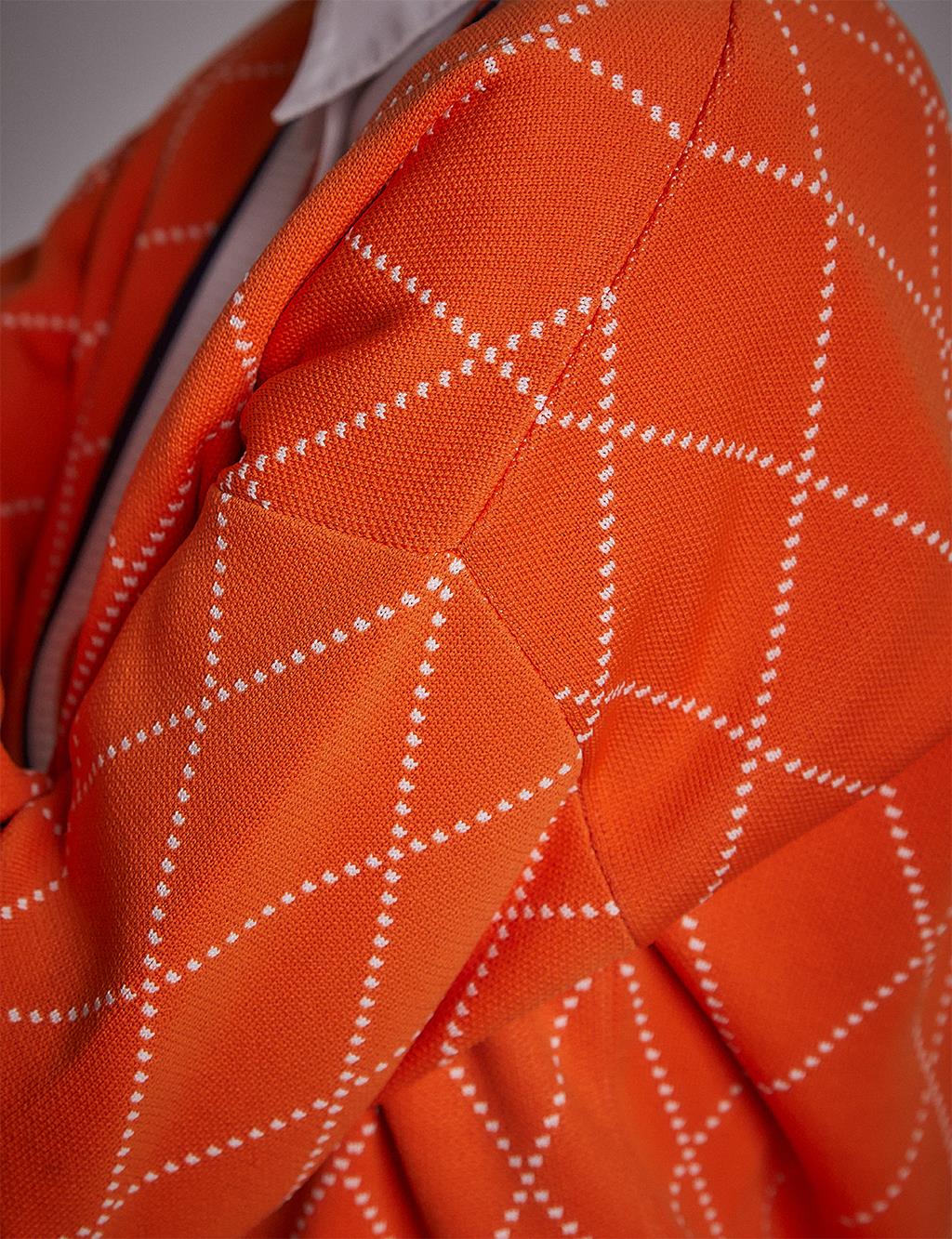 Baklava Sliced Knitwear Cardigan Orange