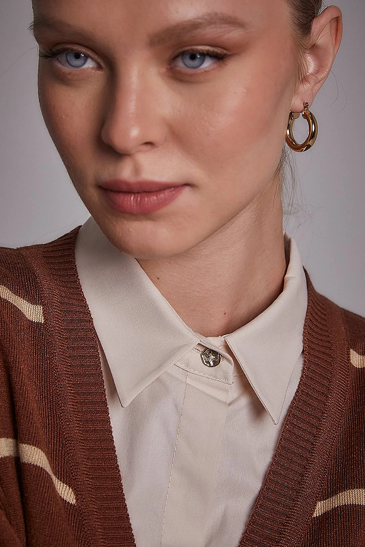 Halka Küpe Gold
