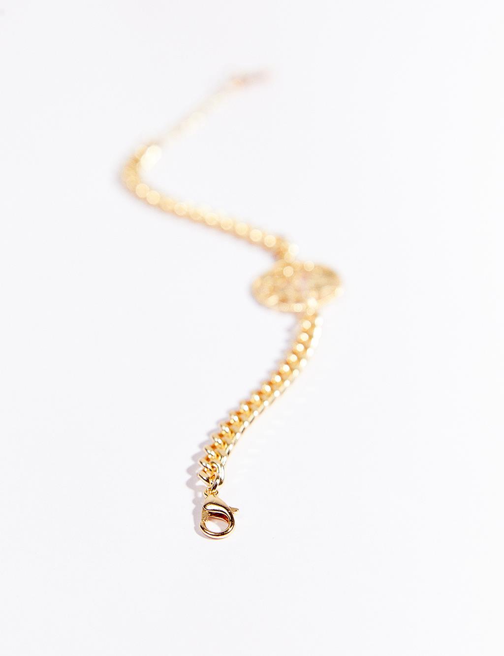 Figured Chain Bracelet Gold