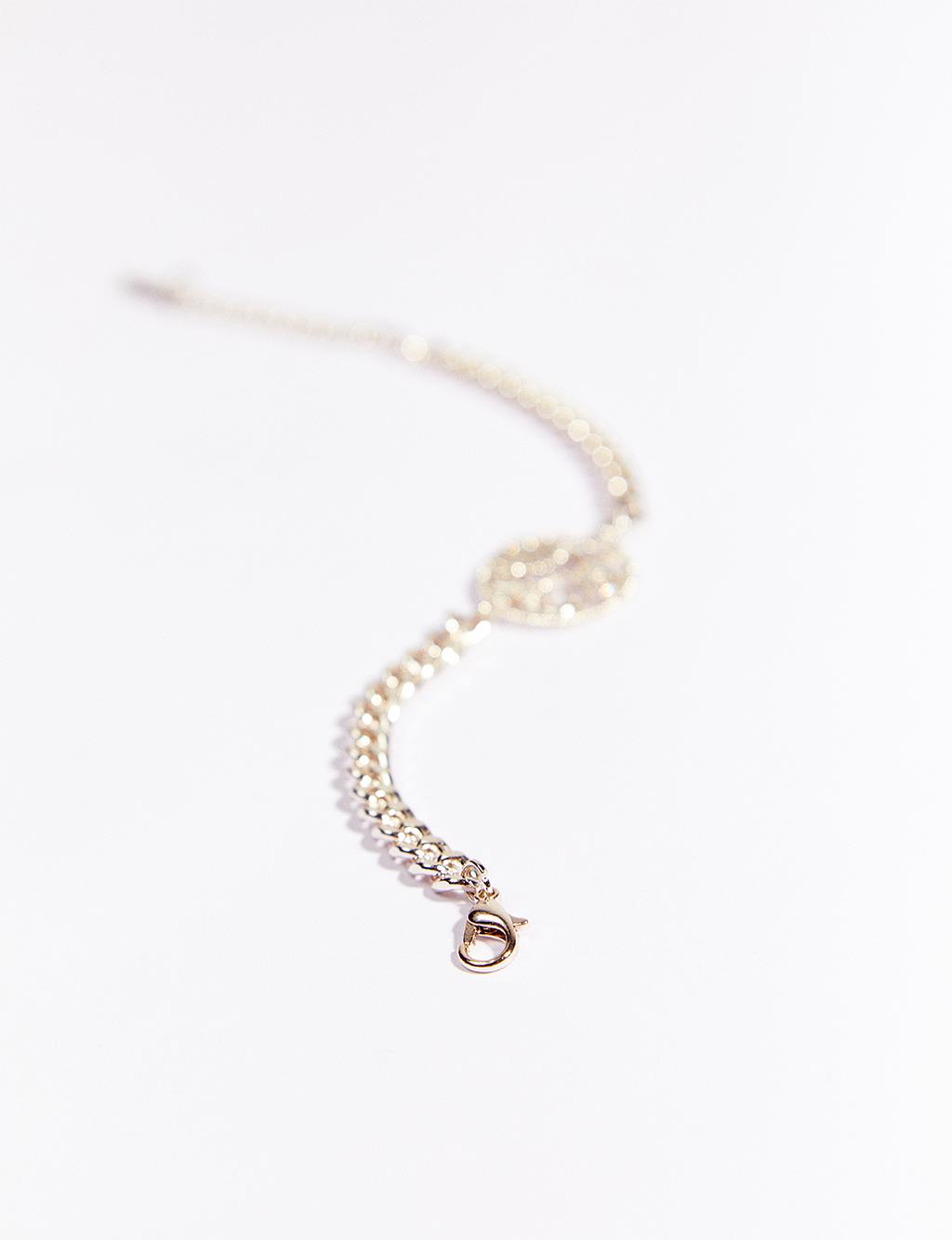 Figured Chain Bracelet Silver