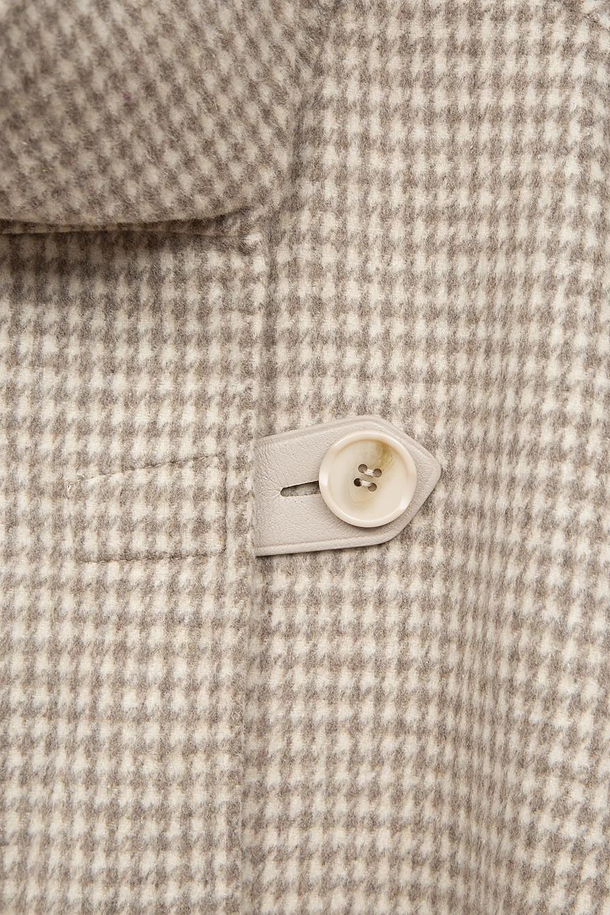 Premium Wool Reversible Coat Stone